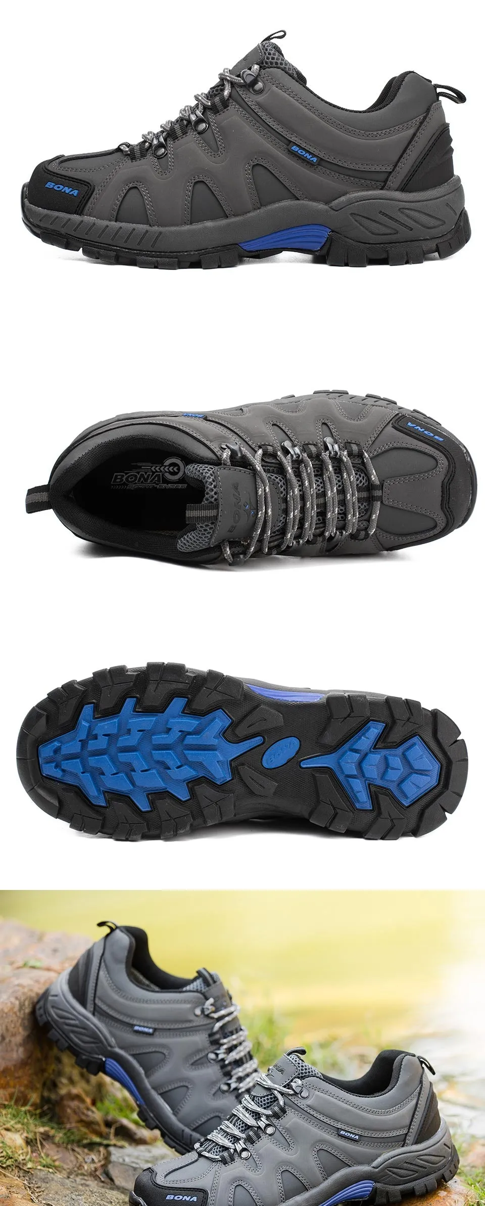Bona Classics Style Men Hiking