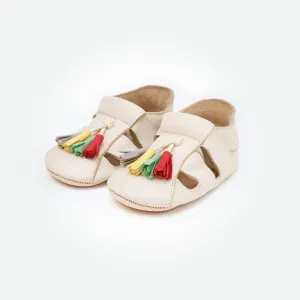Bora Moccasins Sandals - Ivory