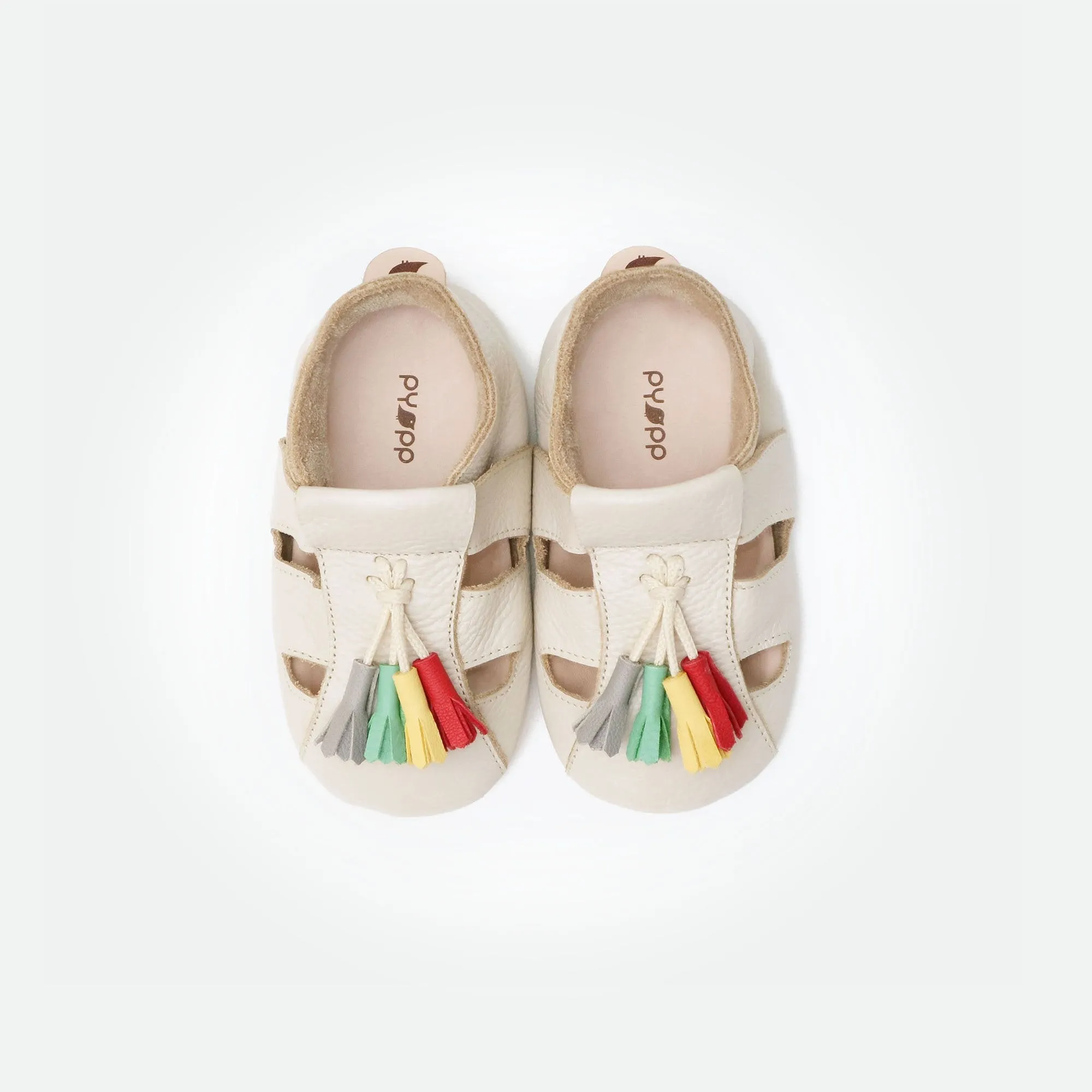 Bora Moccasins Sandals - Ivory