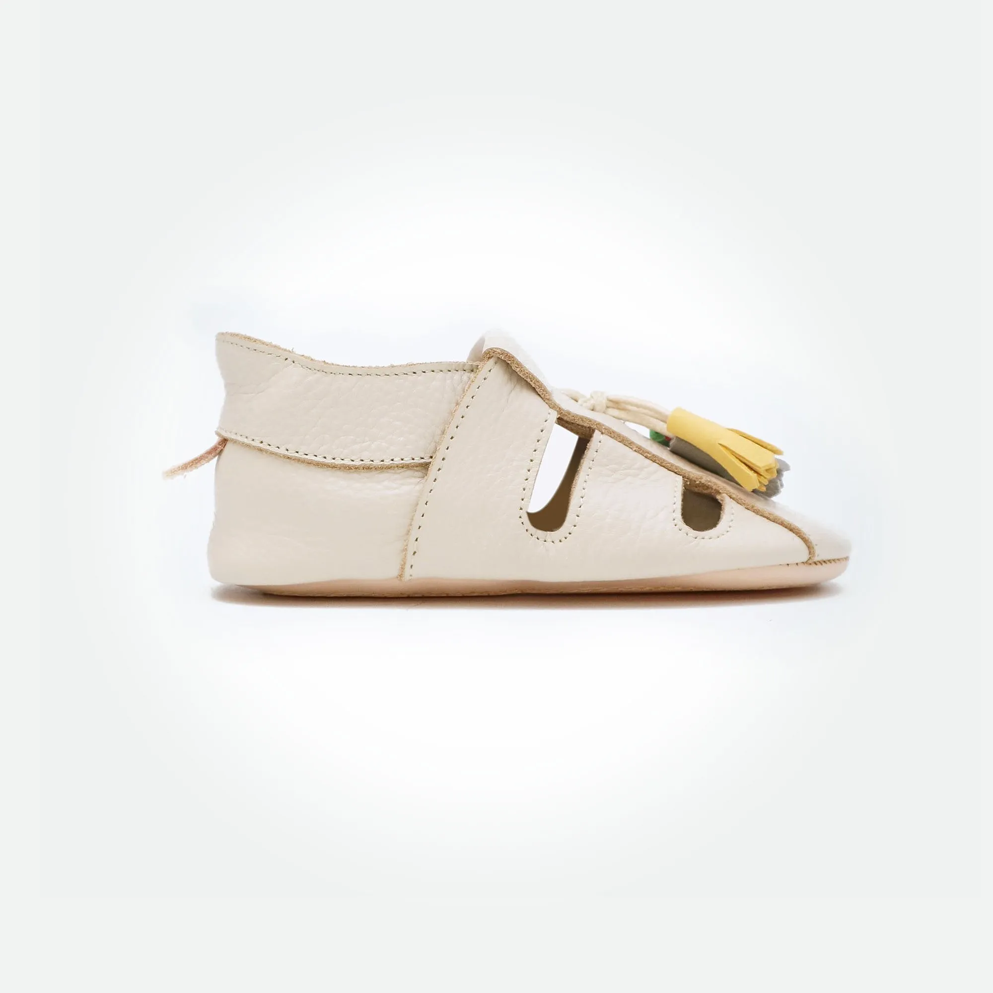 Bora Moccasins Sandals - Ivory