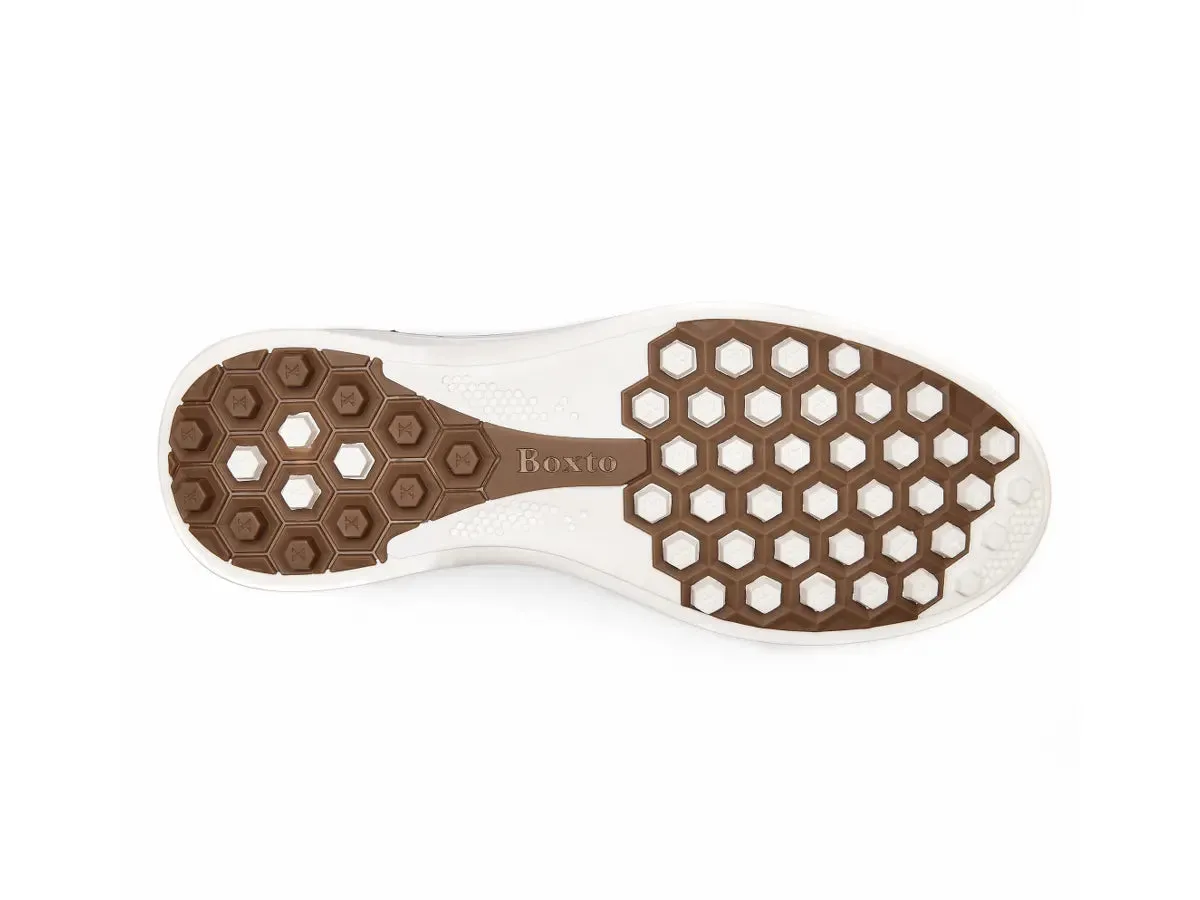 Boxto Golf Men's Legacy Freedom Spikeless Golf Shoes - White
