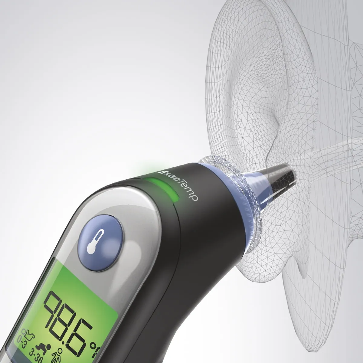 Braun ThermoScan 7 Ear Thermometer, IRT6520BUS, Black