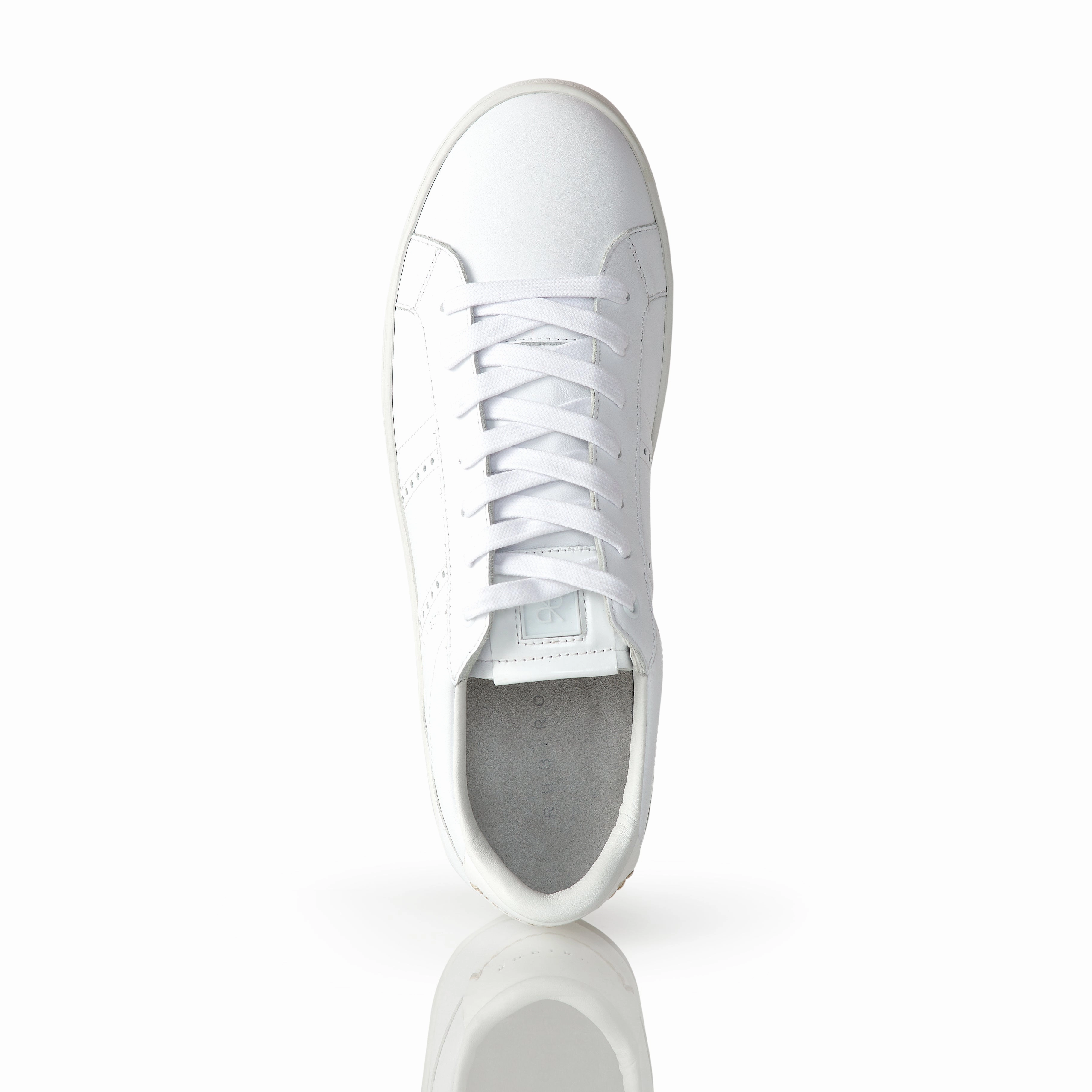 Reinforced toe DAVID AUGUST SNEAKER IN WHITE