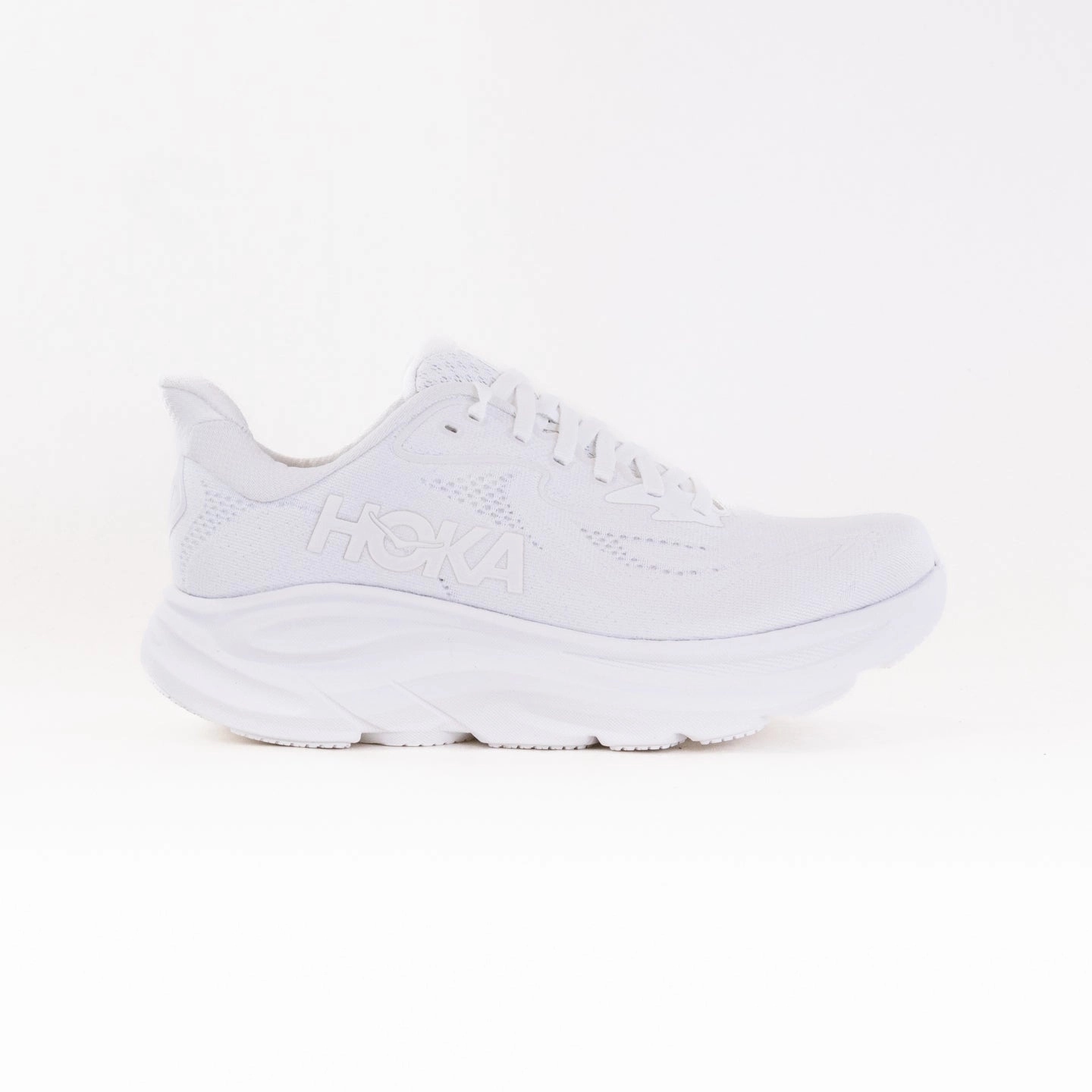 Hoka Clifton 10 (Men's) - White/White Durable Base