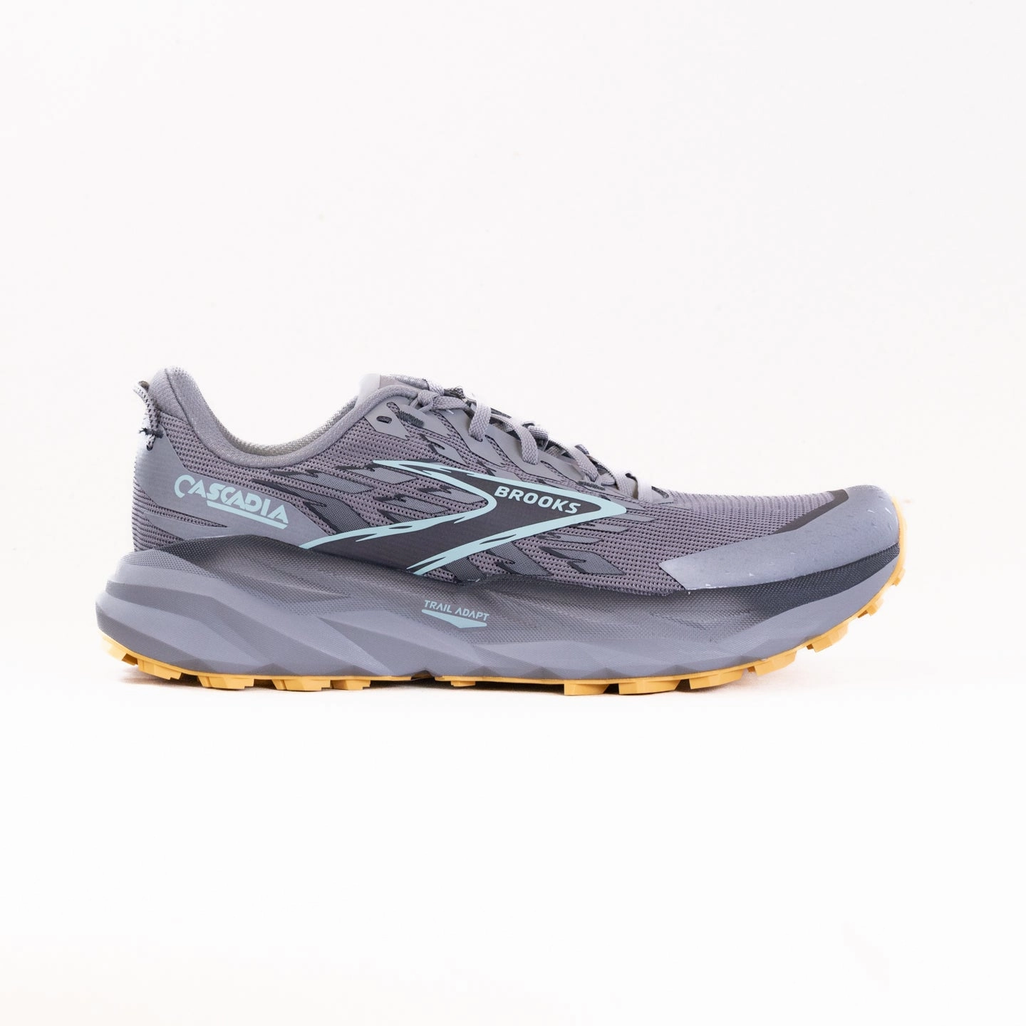 Brooks Cascadia 19 (Men's) - Alloy/Ebony/Orange Airport Walk