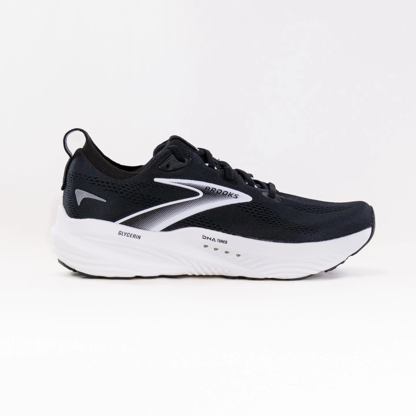Brooks Glycerin 22 (Men's) - Black/Grey/White Casual Wear PU Sole