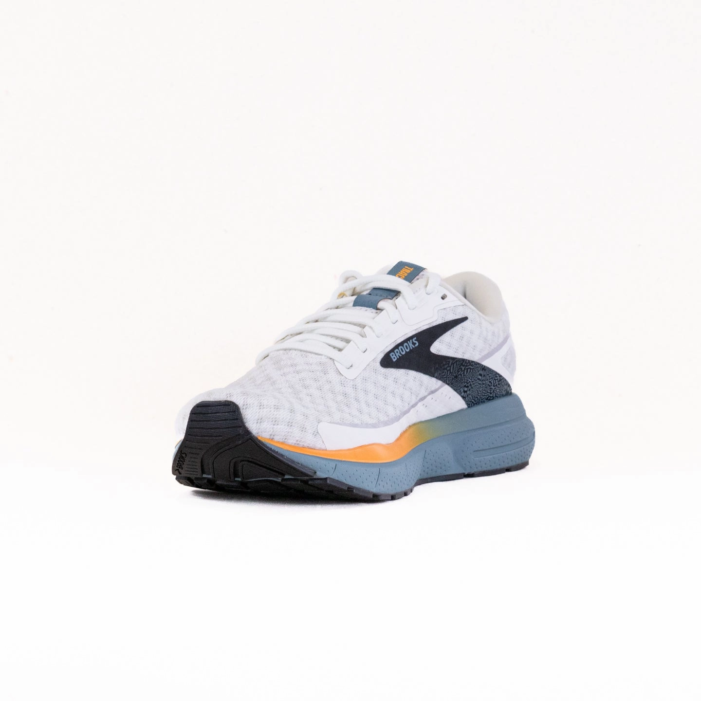 Sport Move Sun Day Brooks Trace 3 (Men's) - White/Orange/Goblin Blue