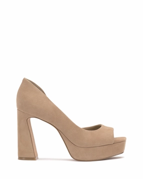 Bryanna Peep Toe Platform Pump Hybrid Water Edge Rock Path Bryanna Peep Toe Platform Pump