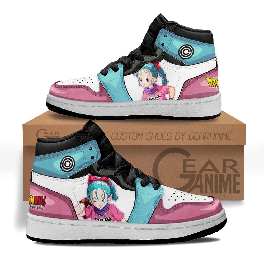 Bulma Kids Sneakers Custom Dragon Ball Anime Shoes For Kids