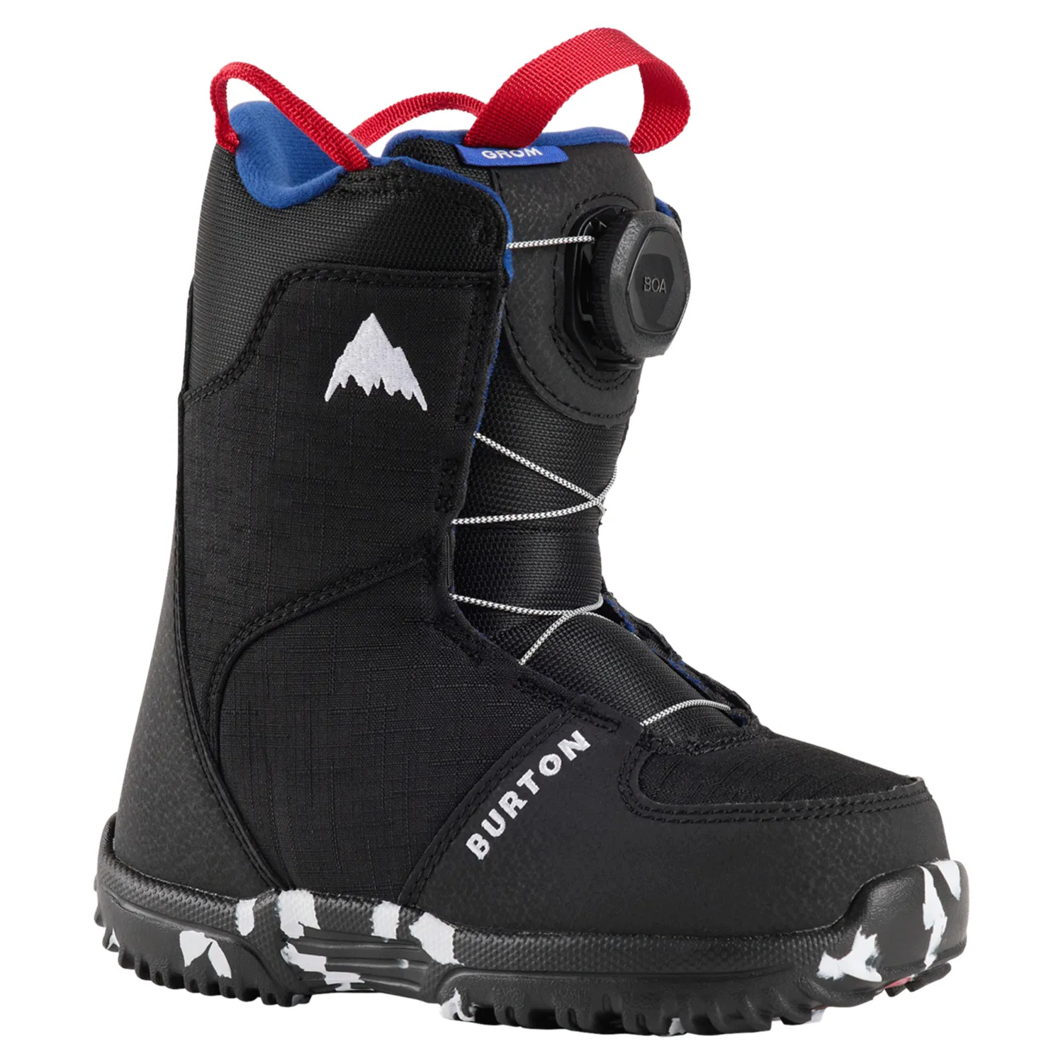 Burton Kids Grom BOA Snowboard Boots 2025 Black