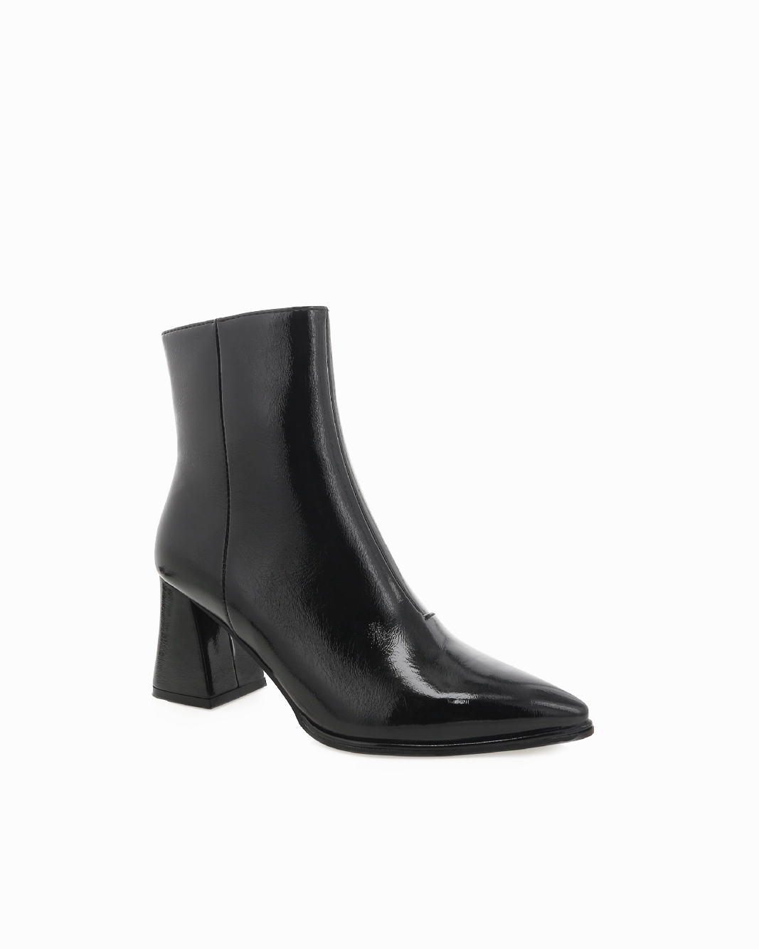 Padded Interior Weekend Camping Matte Tone CADEN - BLACK CRINKLE PATENT