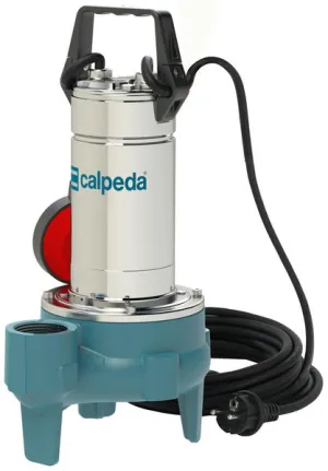 Calpeda GQSM 40-9 0.45kW Submersible Drainage & Sewage Pump with Vortex Impeller & Automatic Float Switch (330LPM/90kPa)