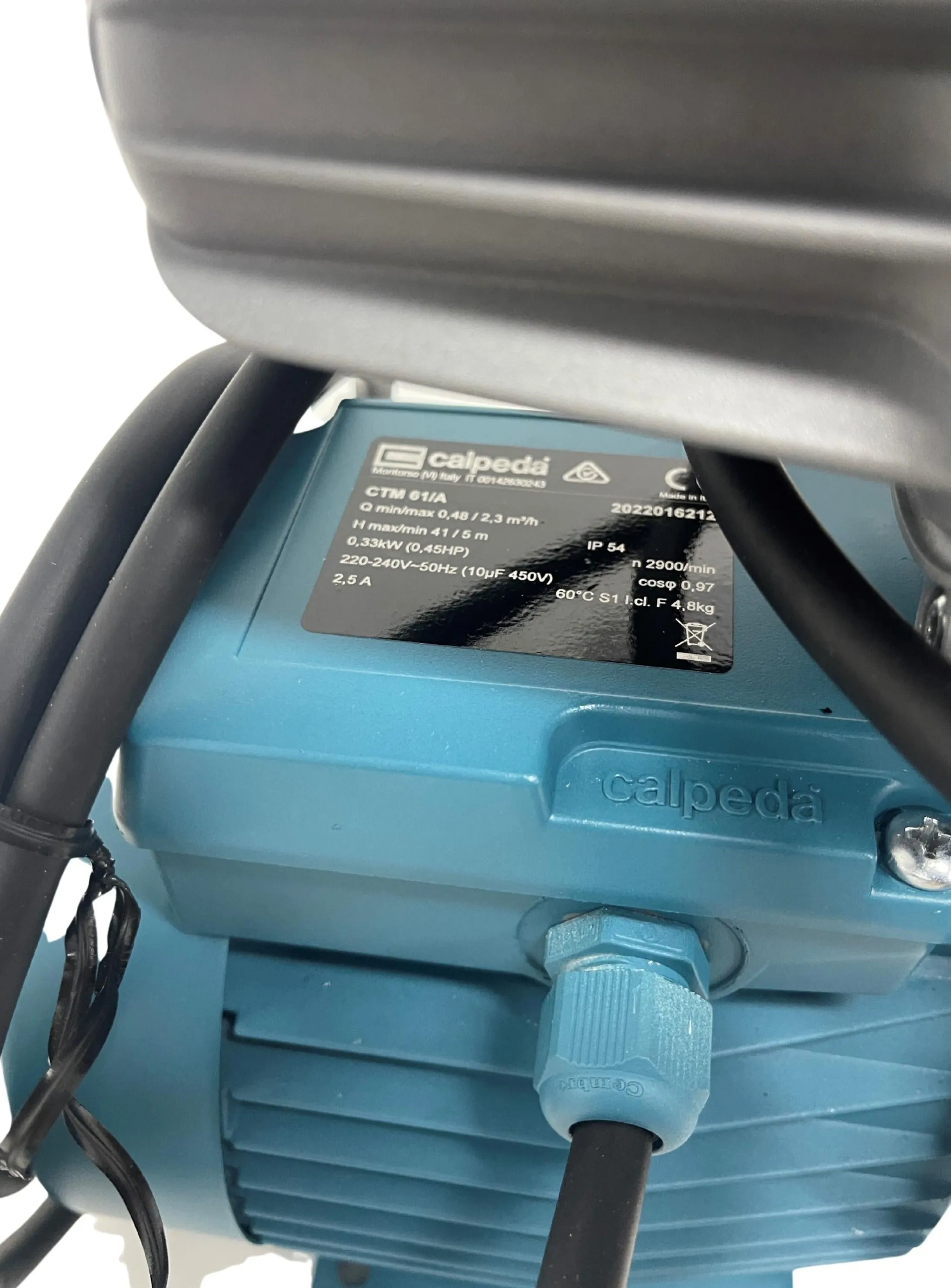 Calpeda PECO-CTM 0.33kW Peripheral Pump with Pressure Control/Pressure Tank (Max 40LPM/400kPa)