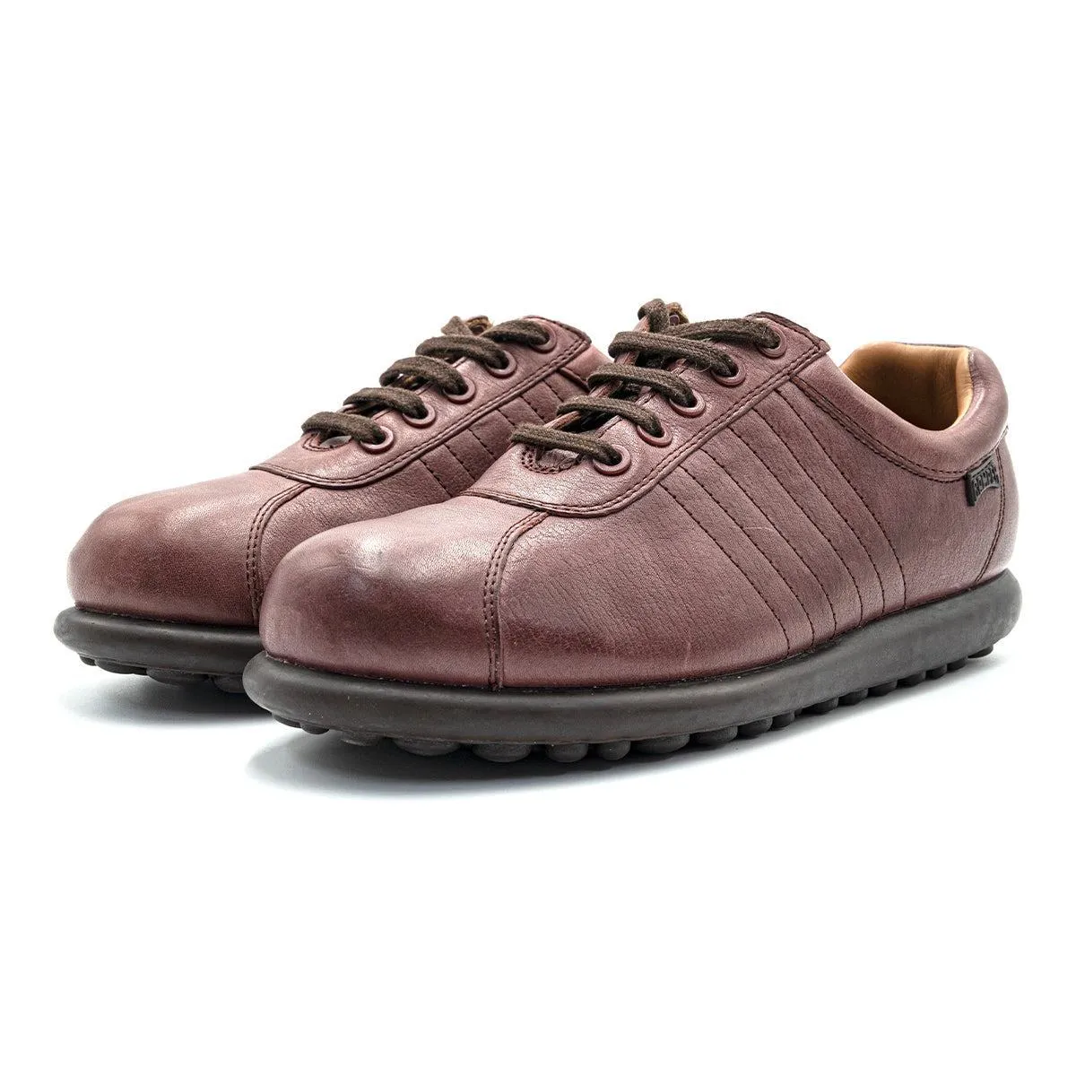 Camper Pelotas Low-Top Sneakers Leather Red Colour For Men