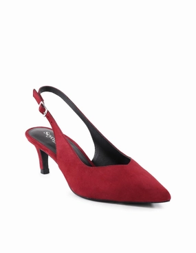 Candlelight Heel - Burgundy Hyperflex Outsole Design microfiber Candlelight Heel - Burgundy