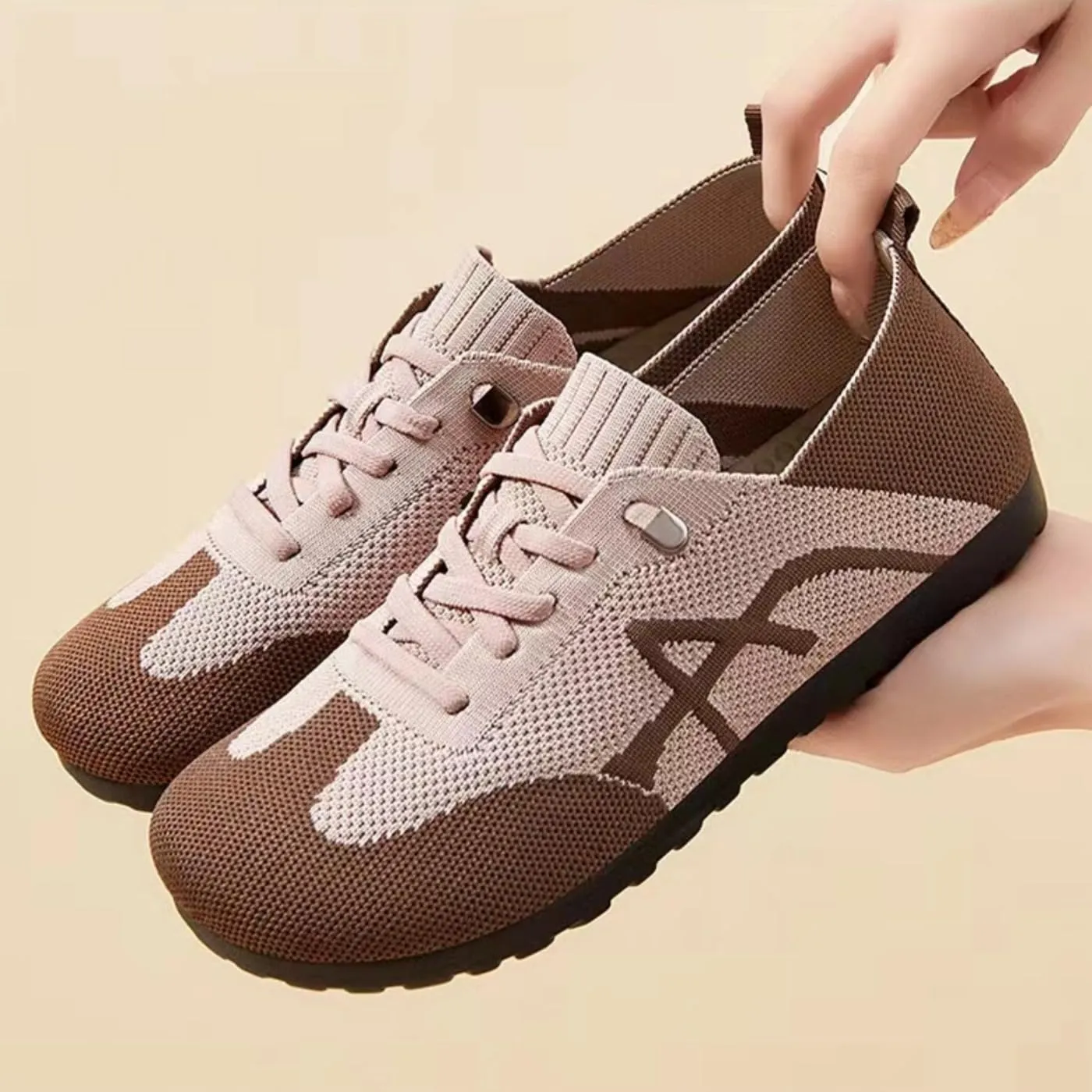 Canvas Chunky Sneakers for Women Non-Slip Comfort Walking Shoes Breathable Summer Casual Shoes
