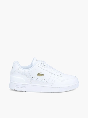 Canvas T Clip 124 White Gold leather T Clip 124 White Gold leather Stain Resistant Rest Walk