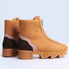 carbon fiber plate Odele Camel Zip-Up Boot Odele Camel Zip-Up Boot beach lovers' flip - flops