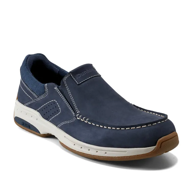 Men's Waves Casual Slip-on Shoes-Dark Blue | Dunham Unique grip