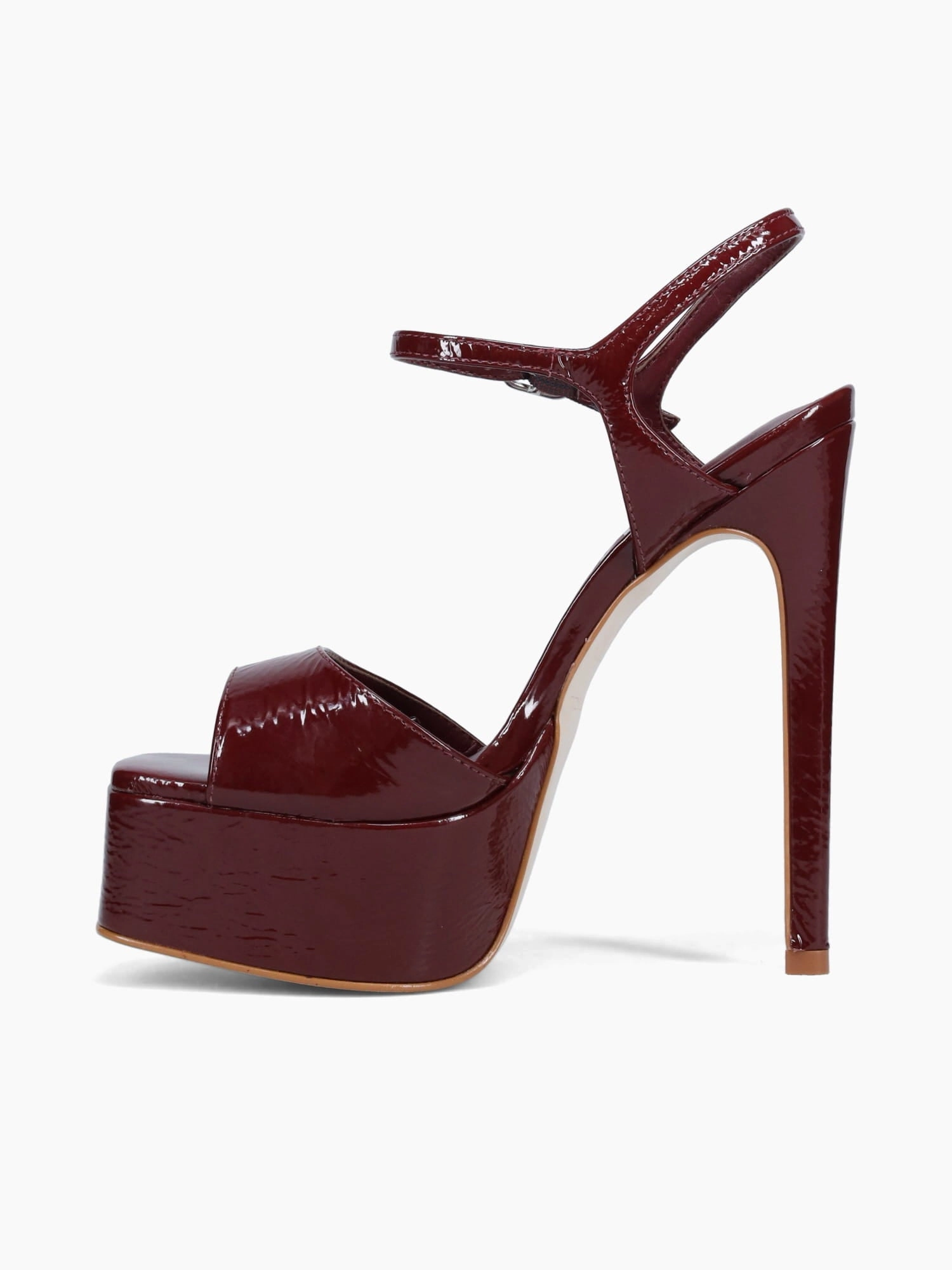 Carlota Deep Red Patent Heel
