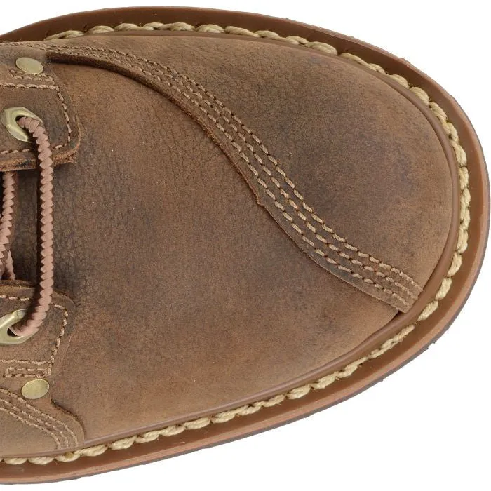 Carolina Men's Linesman 10" Soft Toe Waterproof Slip Resist Work Boot -Brown- CA904