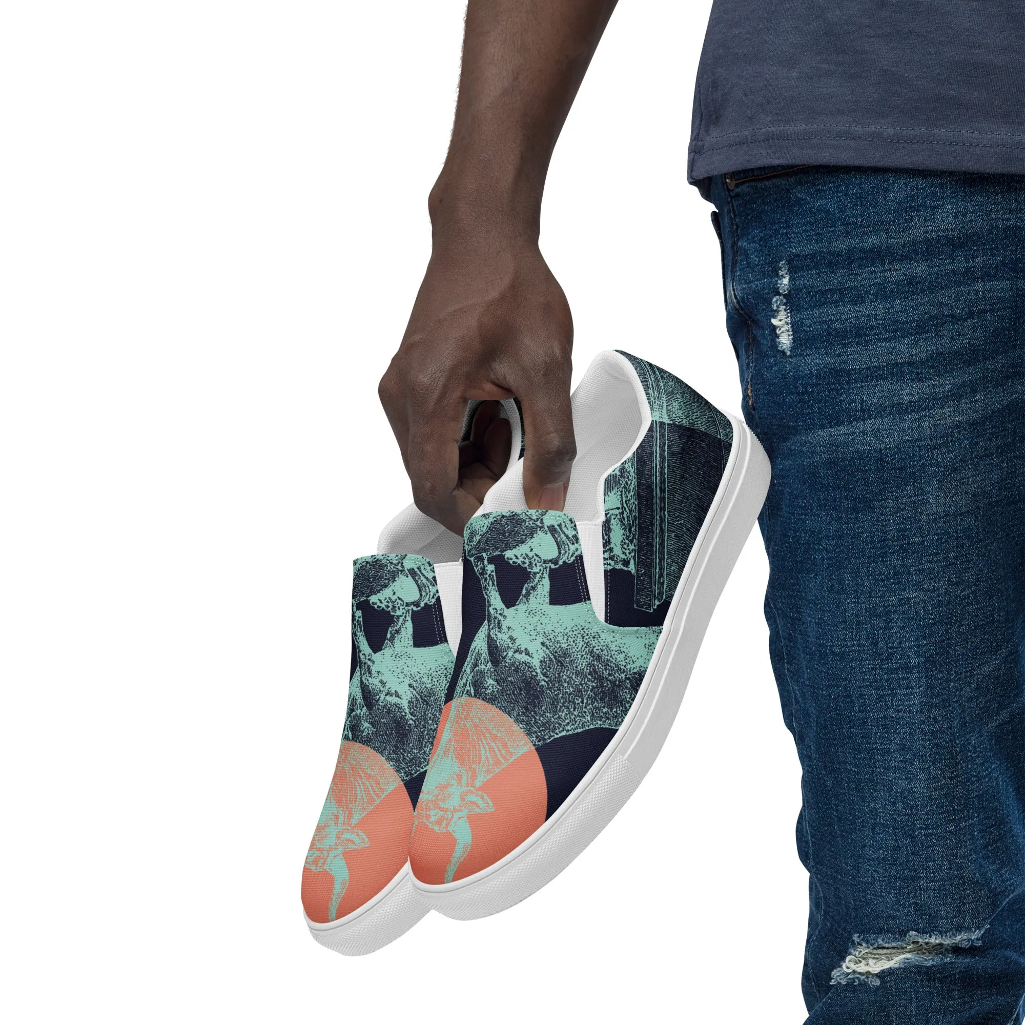 CARPE DIEM Men’s Slip-On Canvas Shoes