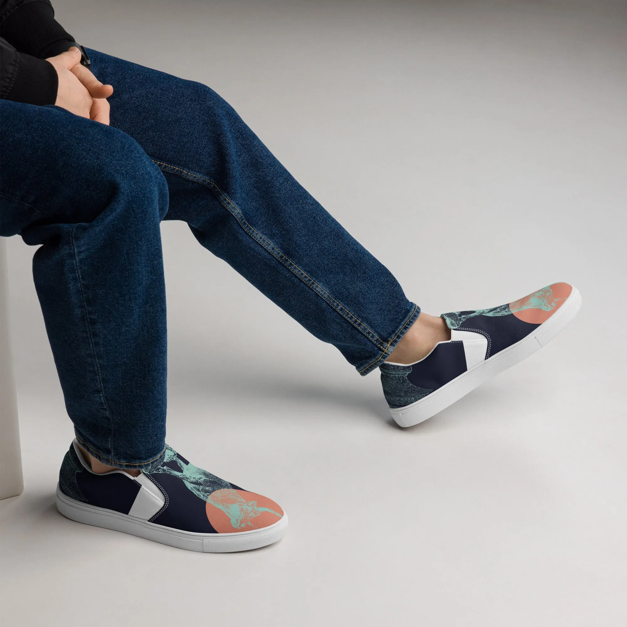 CARPE DIEM Men’s Slip-On Canvas Shoes