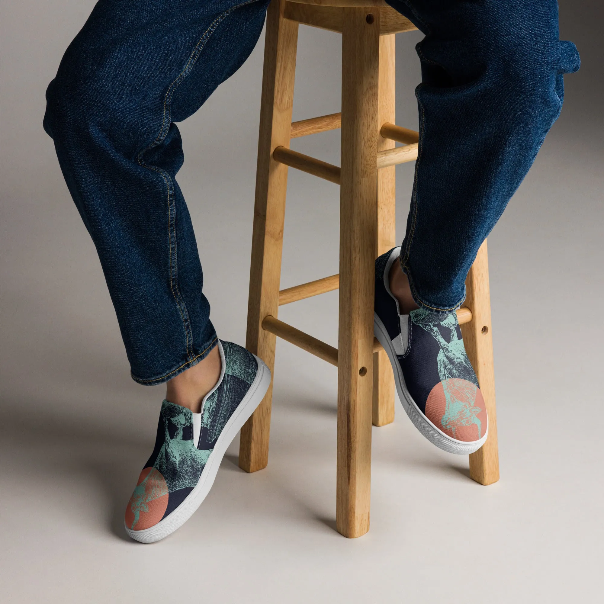 CARPE DIEM Men’s Slip-On Canvas Shoes