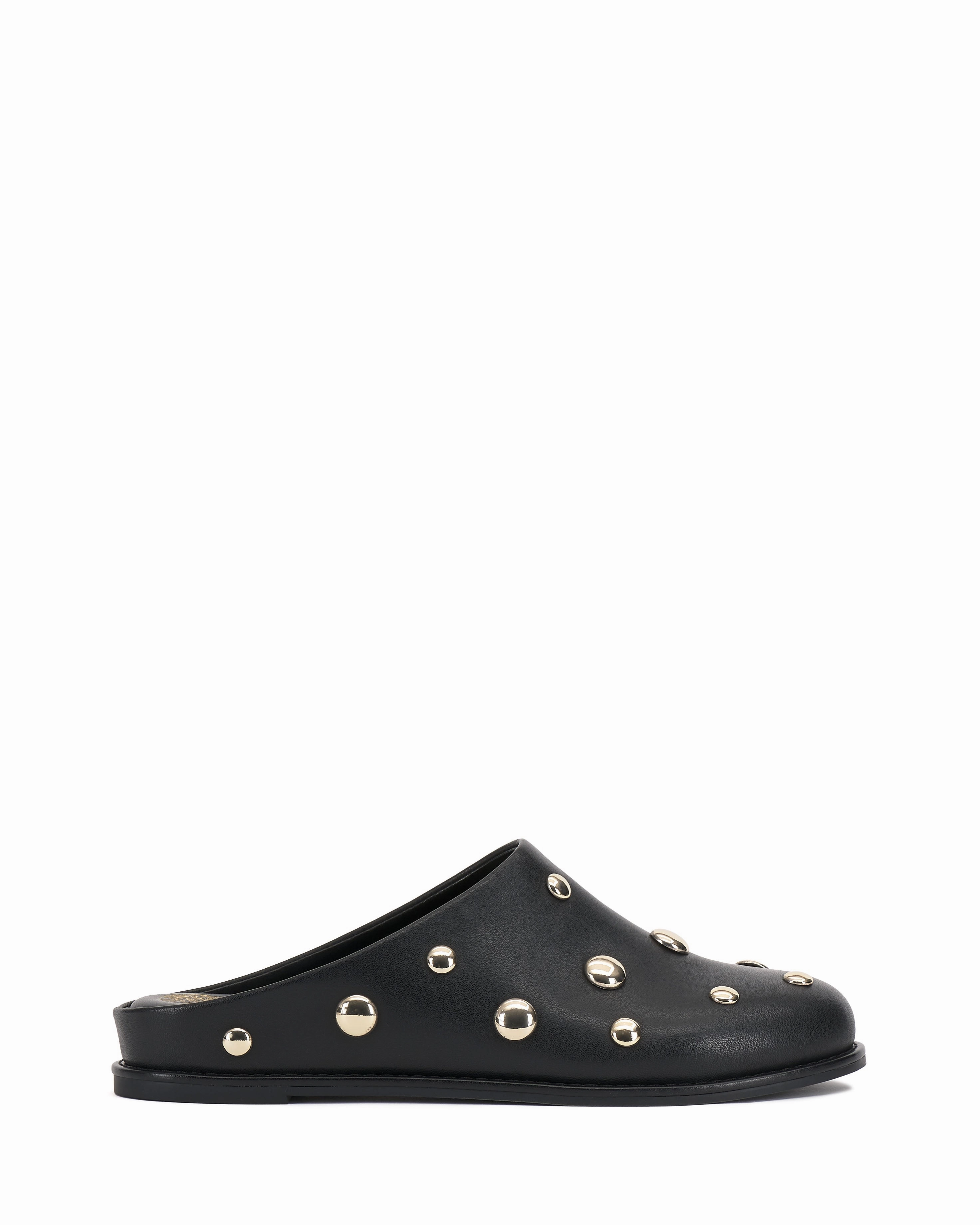 Cassius Studded Mule Adjustable Denim Cool