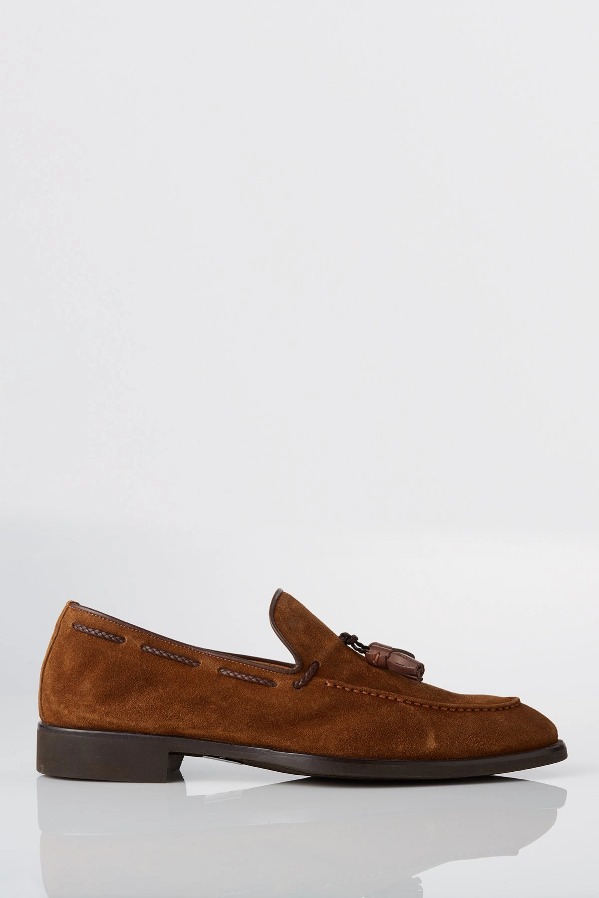 David August Suede Tassel Loafer in Cacao Parade Walk Heat Dissipation Tech