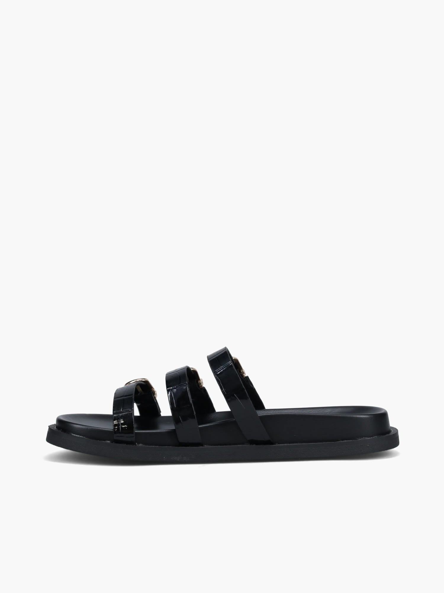 Puncture Resistant Midsole Sea View Charlize Black Patent
