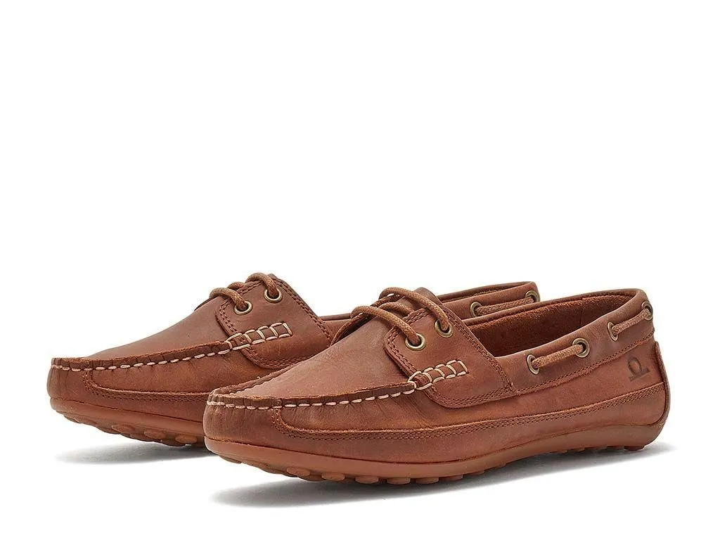 Chatham Women's Cromer Nubuck Driving Moccasins in 3 Colour Options 3 to 8