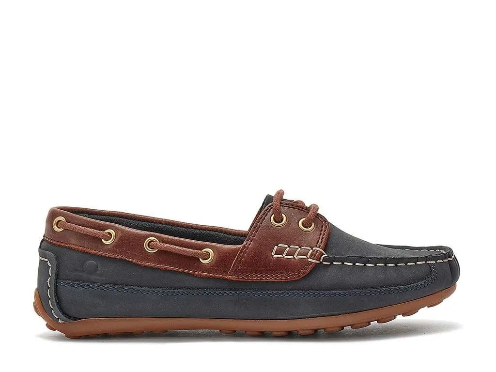 Chatham Women's Cromer Nubuck Driving Moccasins in 3 Colour Options 3 to 8