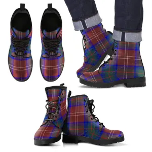 Chisholm Hunting Modern Tartan Leather Boots