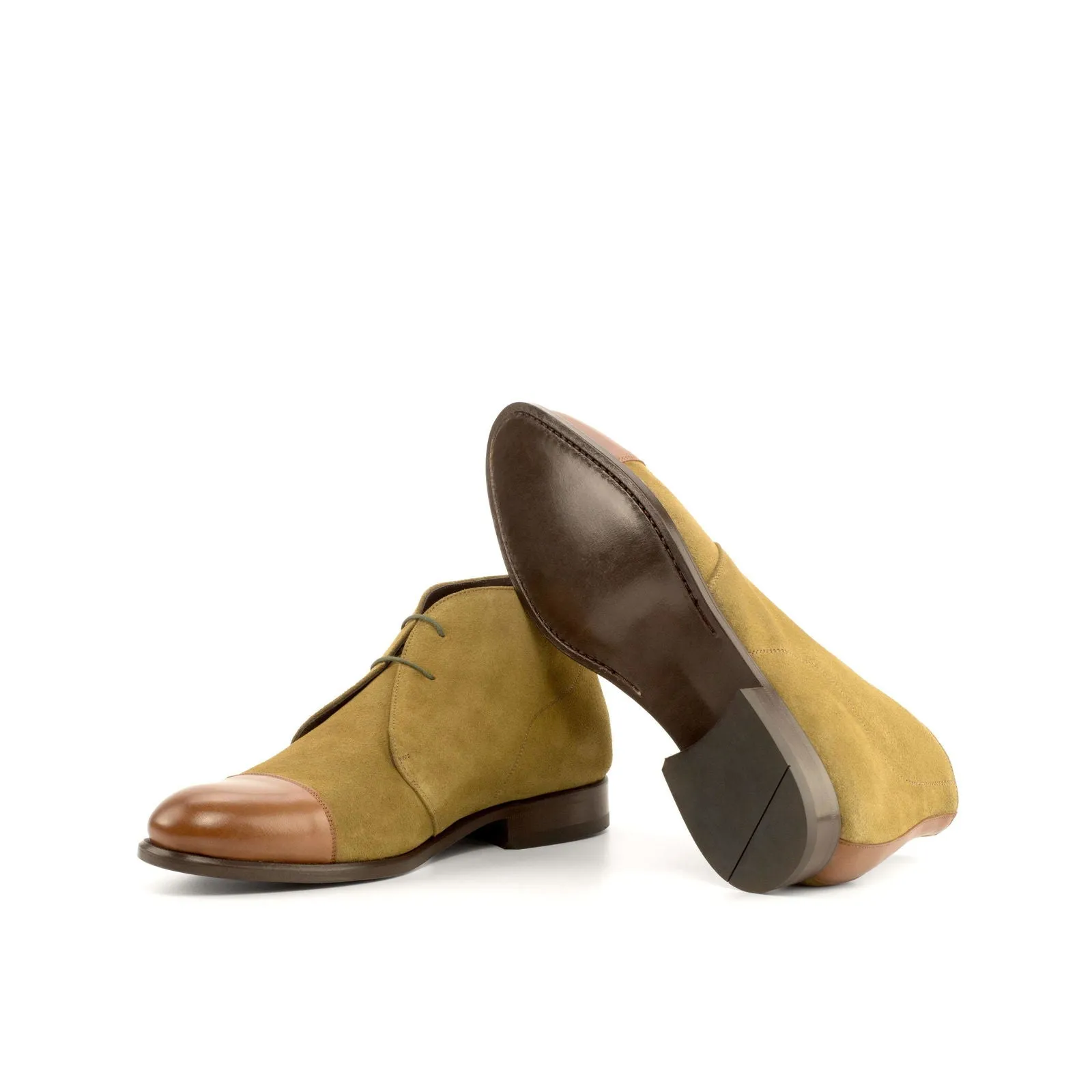 Chukka-Painted Calf, Suede, Brown