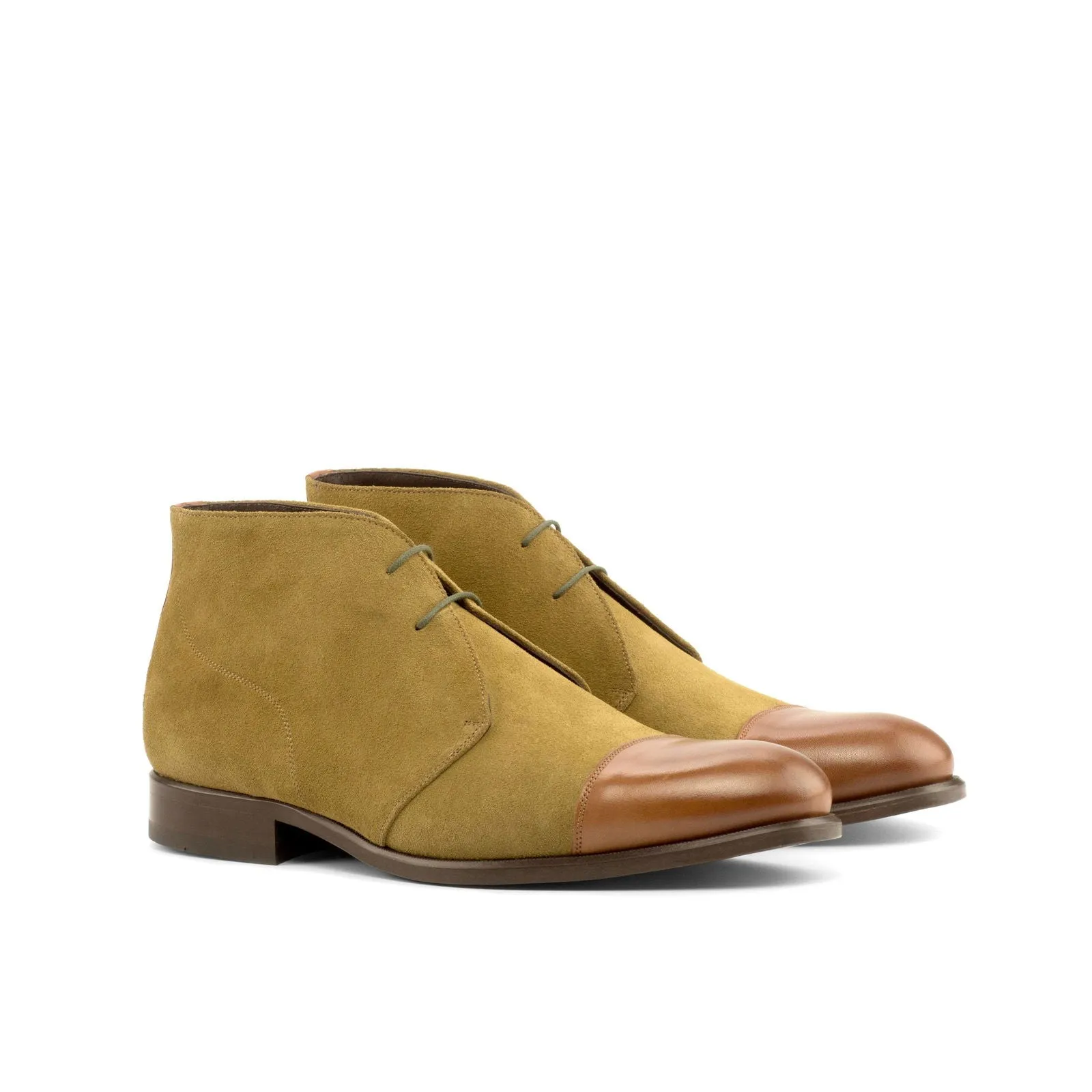 Chukka-Painted Calf, Suede, Brown