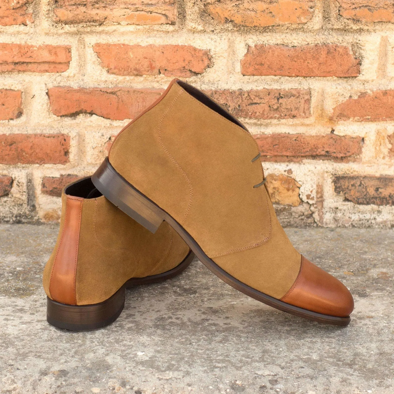 Chukka-Painted Calf, Suede, Brown
