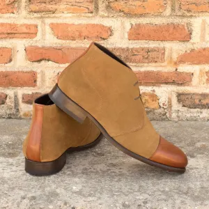 Chukka-Painted Calf, Suede, Brown