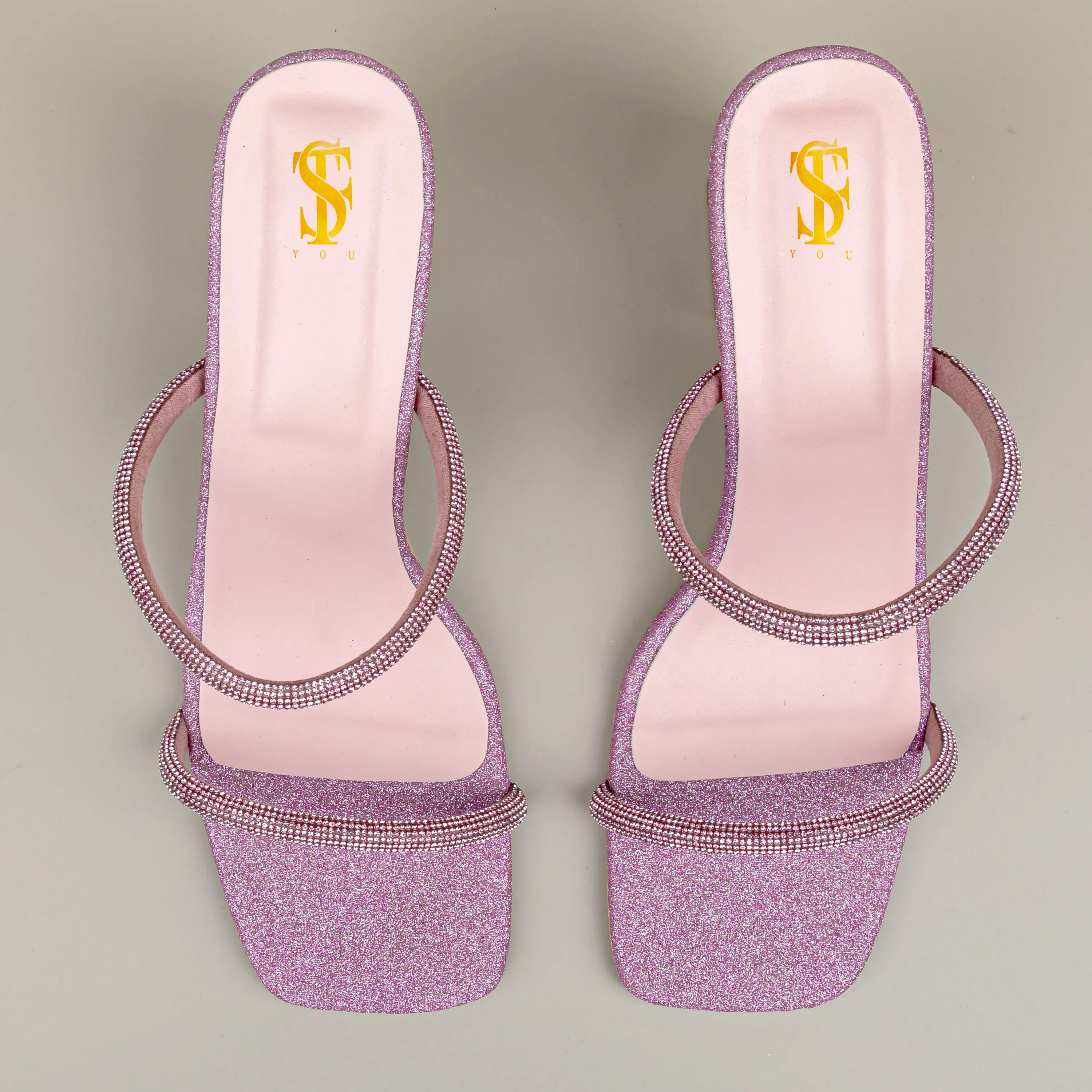 Cinderella Pink Shimmer Heels