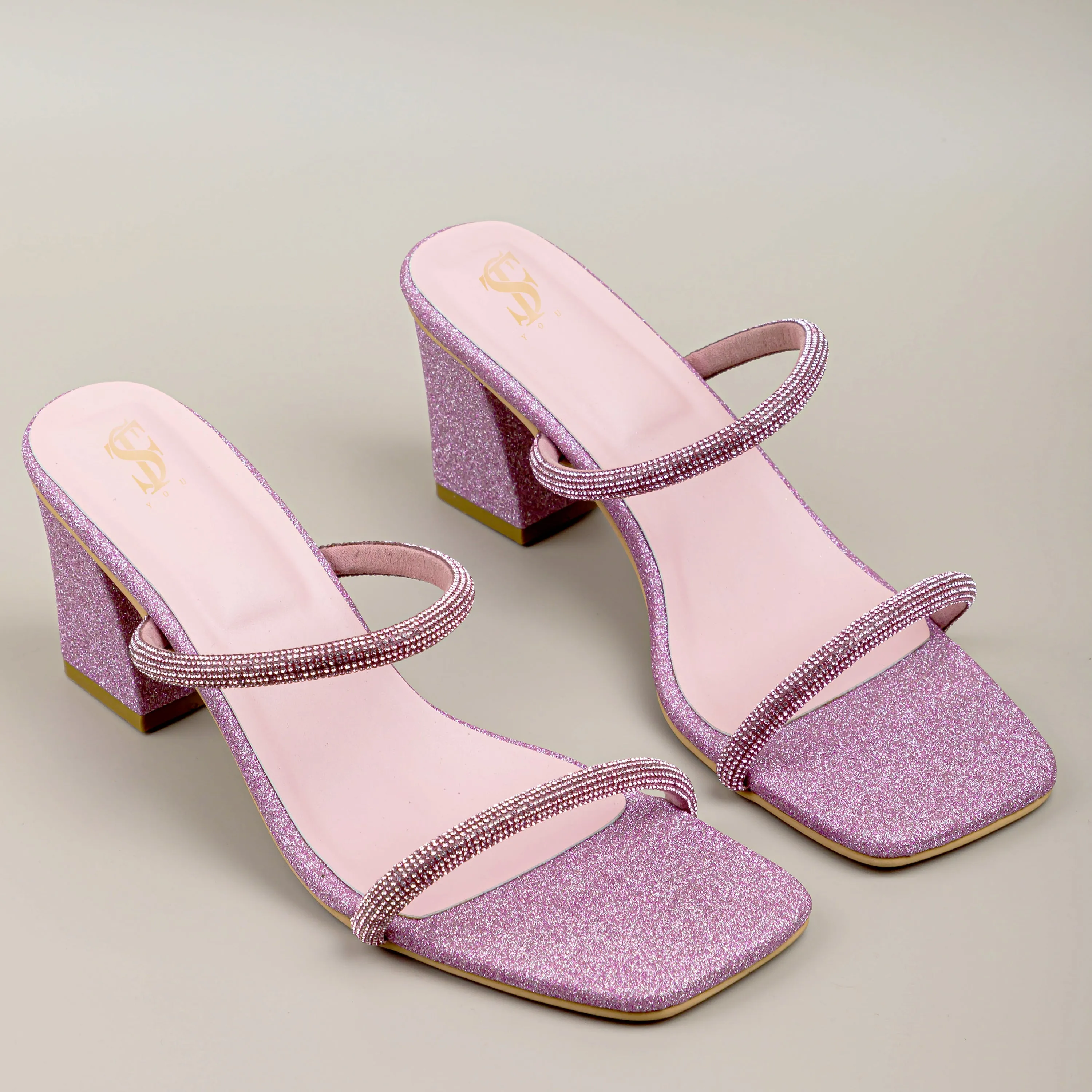 Cinderella Pink Shimmer Heels