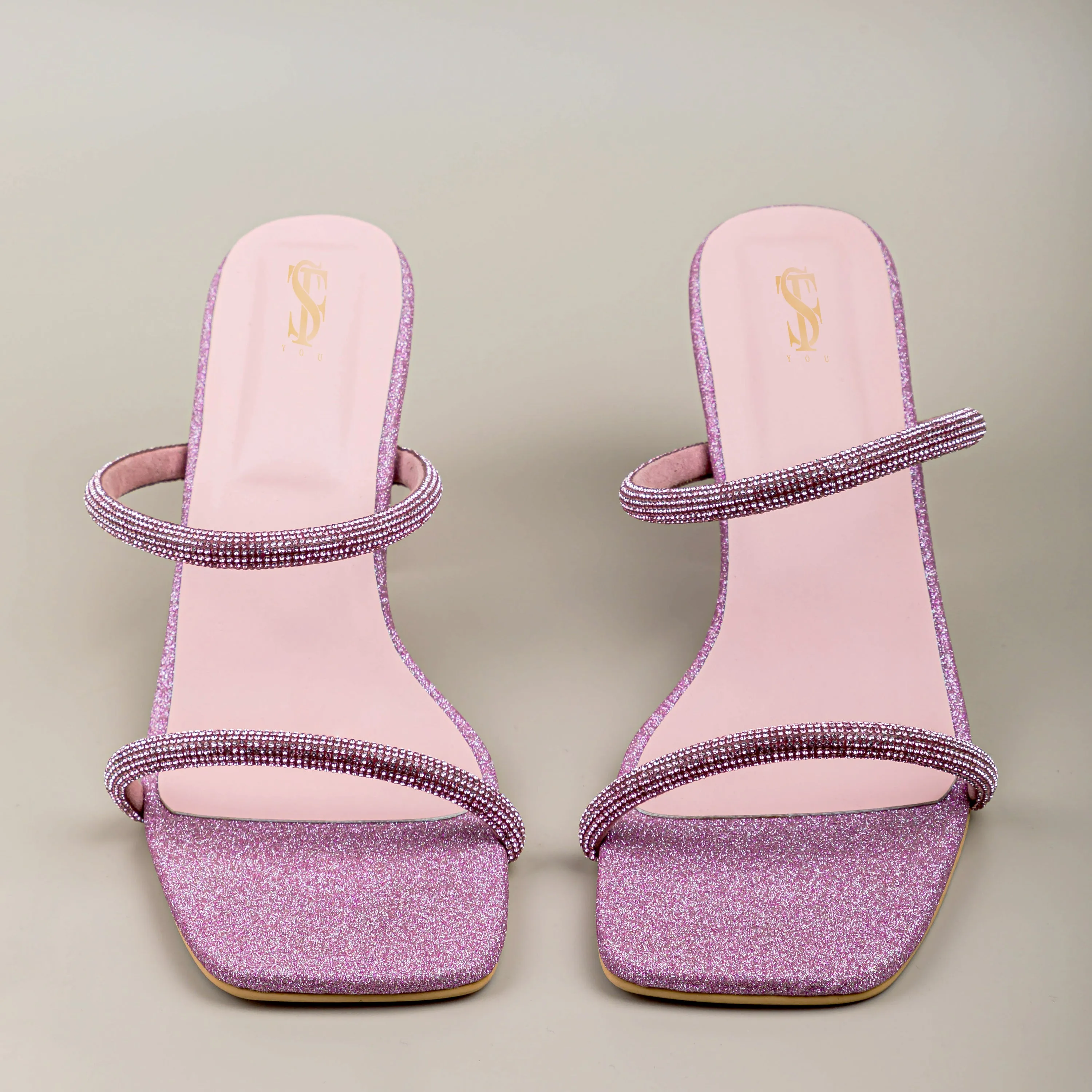 Cinderella Pink Shimmer Heels
