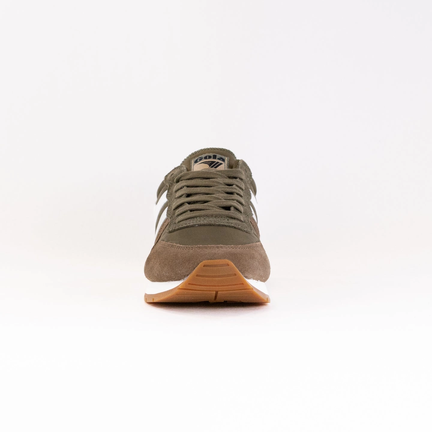 mom style Day-to-Day Comfort Gola Classics Daytona Chute Sneaker (Men's) - Khaki/Tobacco/Off White