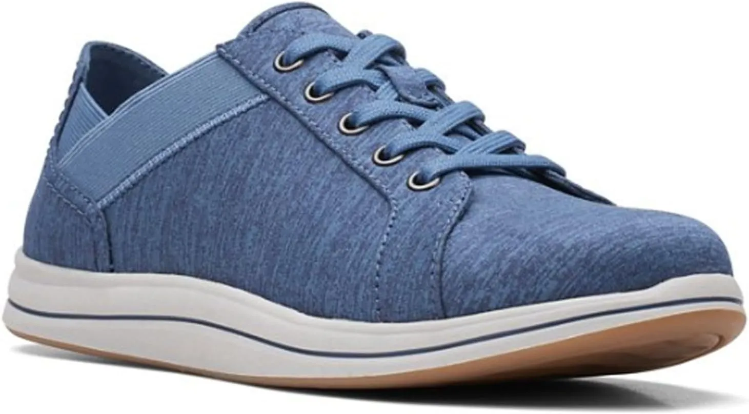 Clarks Breeze Sky Dark Blue Textile 11 D - Wide