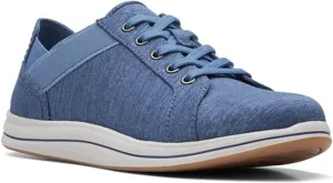 Clarks Breeze Sky Dark Blue Textile 11 D - Wide