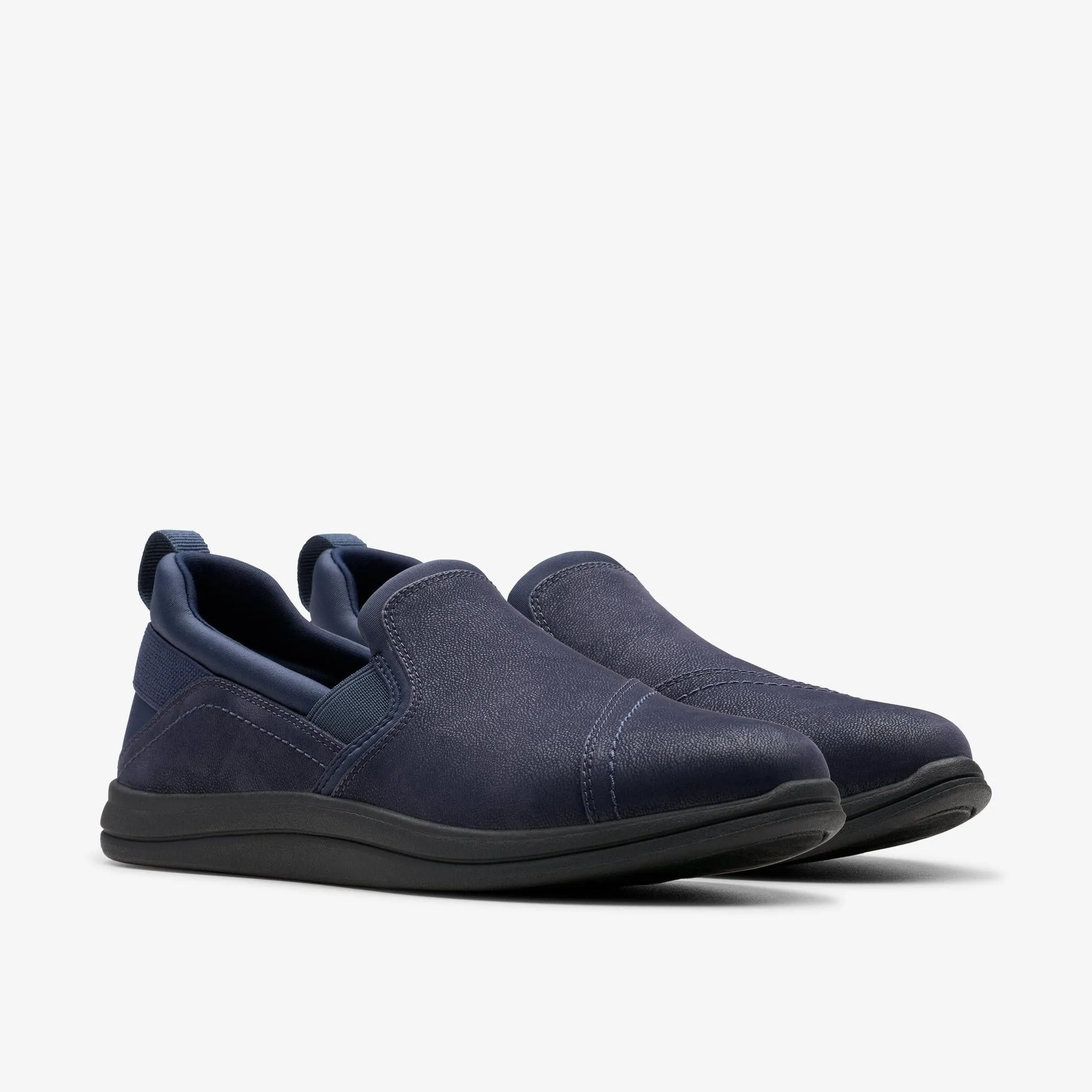 Clarks Women's Breeze Dawn Shoes- Navy
