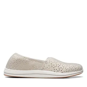 Clarks Women's Breeze Emily Slip Ons- Light Taupe