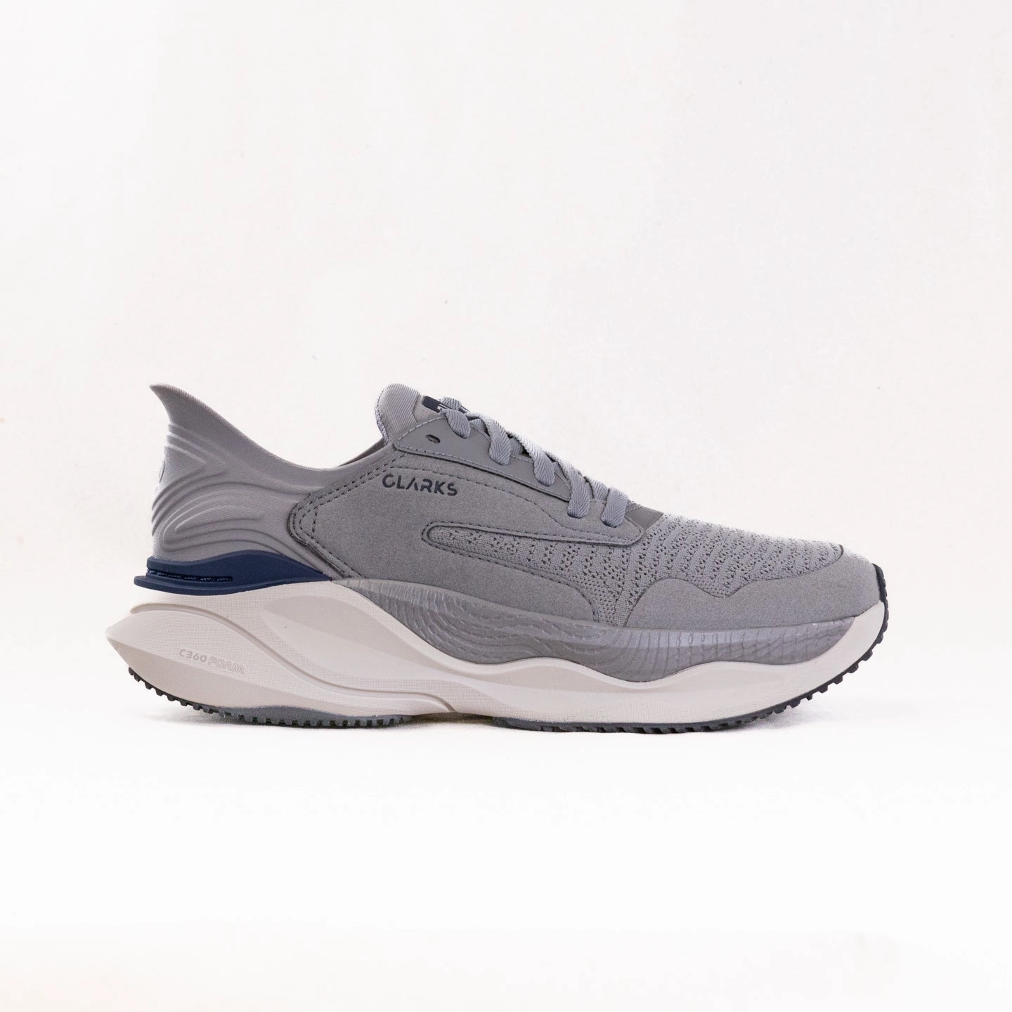 Clarks Pace (Men's) - Grey Daily Style
