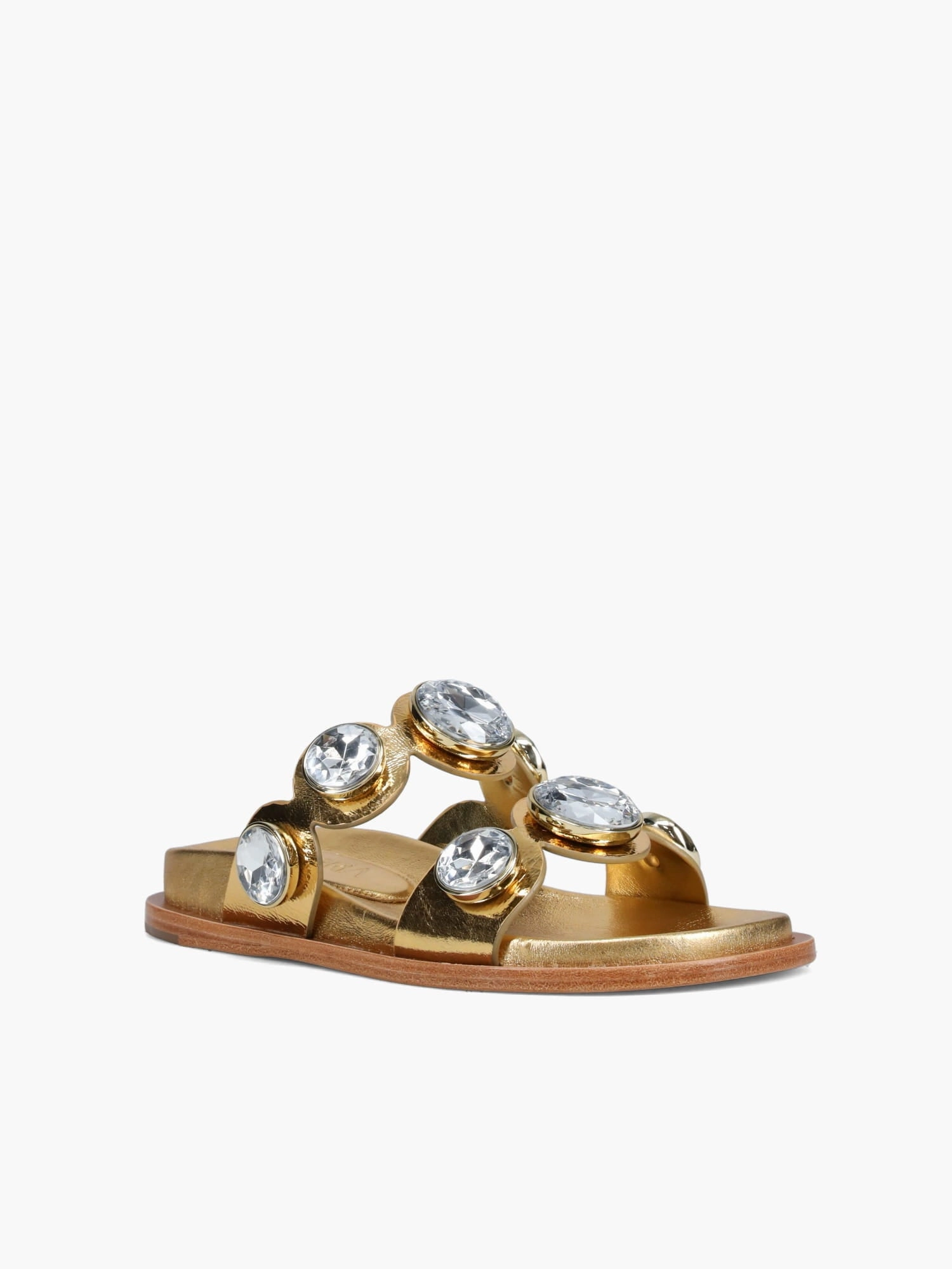 Practical Relaxing Shoes Chloe Ouro Metal Bala