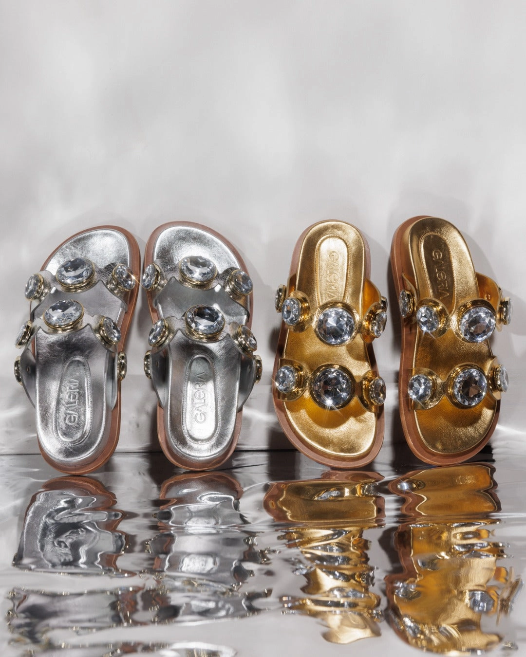 High Heel Chloe Ouro Metal Bala