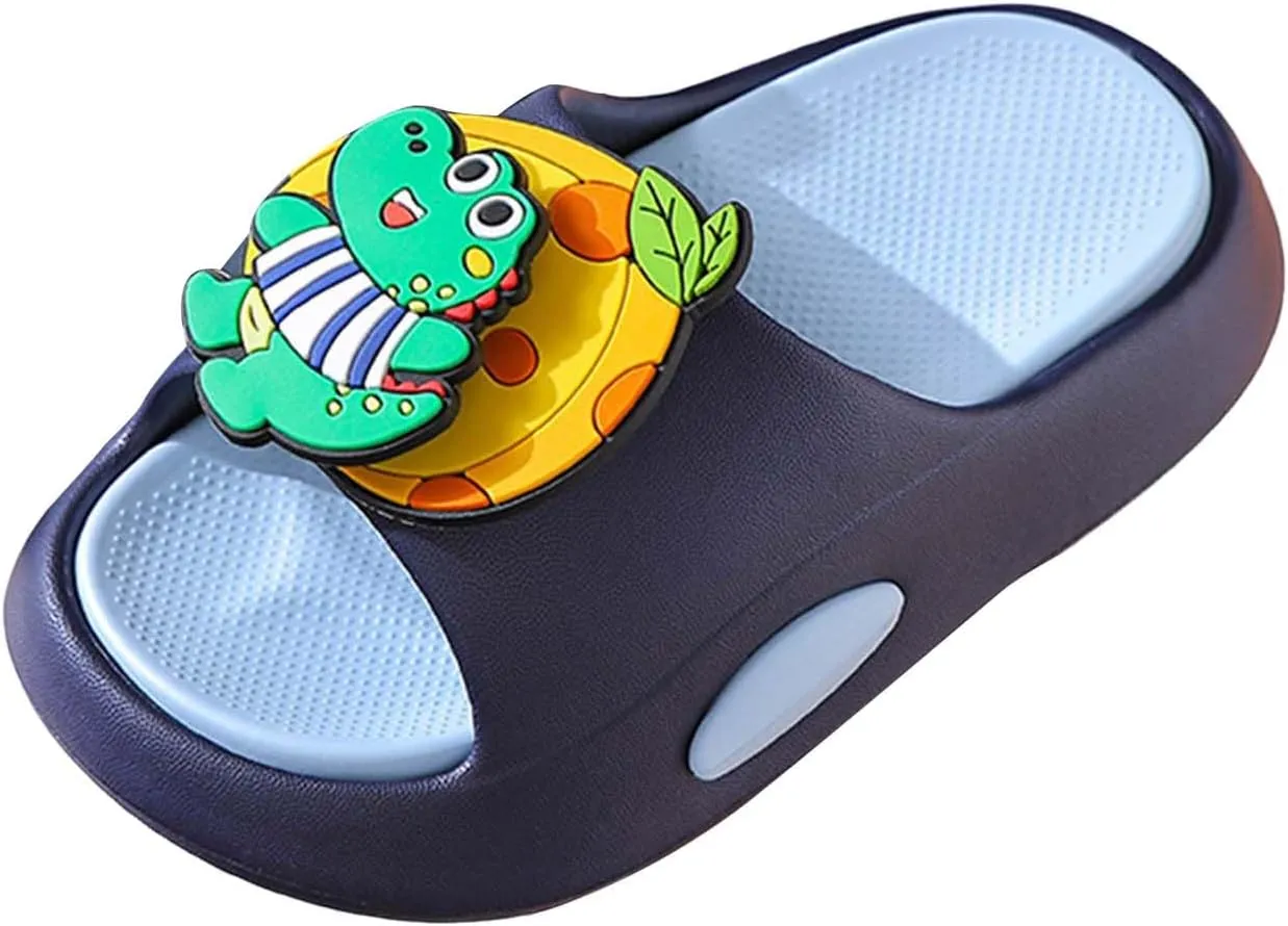 Cloud Slides for Kids Comfortable Thick Sole Cushioned Sandals Cute Cartoon Pattern Slippers Shower Slippers